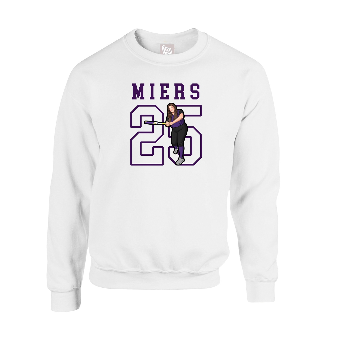 Fleece Crew — Shirsey in White