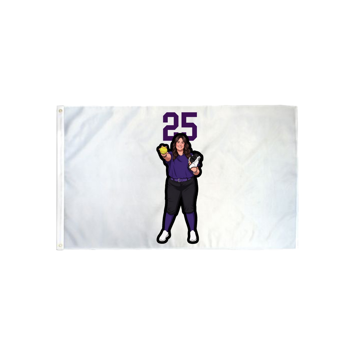3x5 Flag — Number Top in Classic