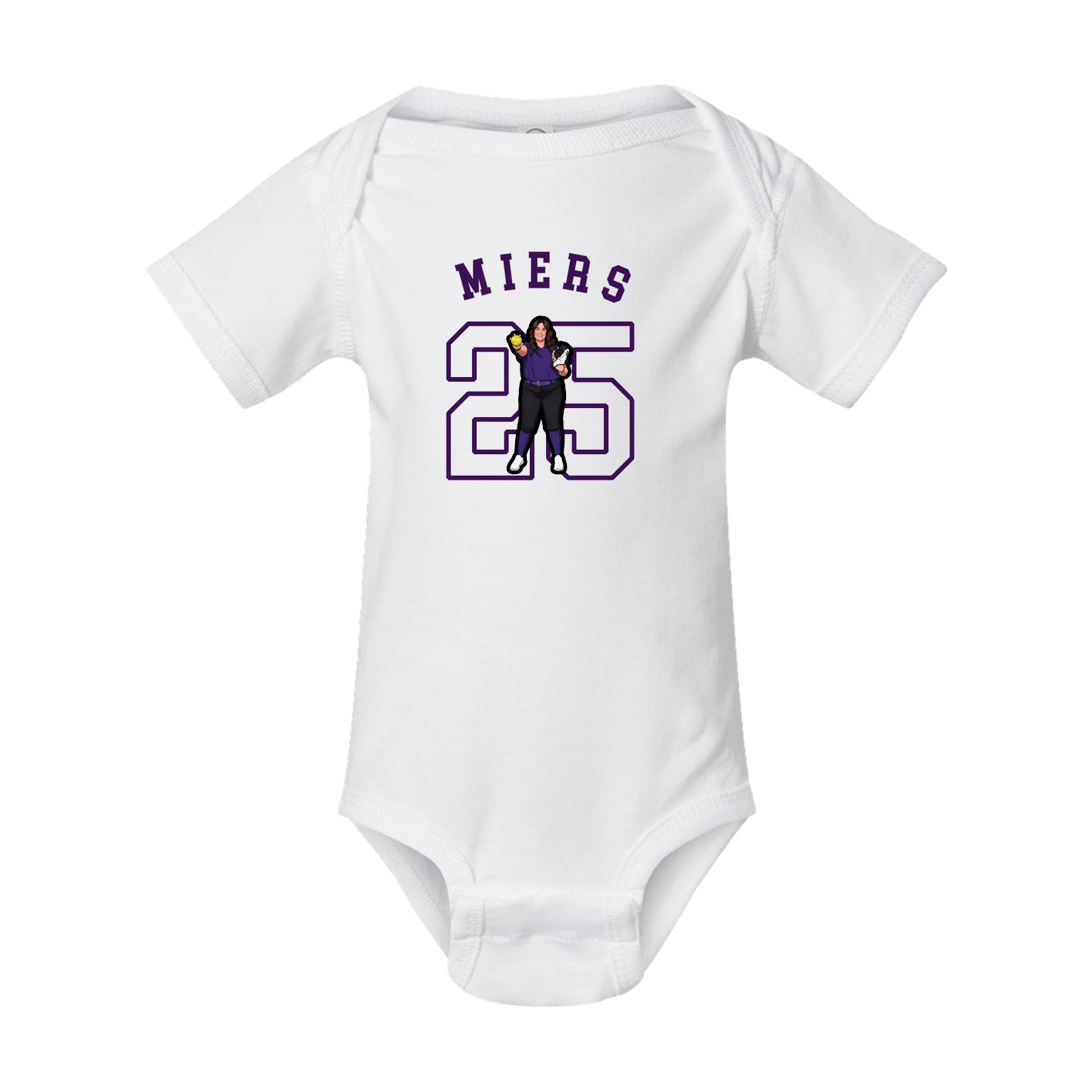 Baby Onesie — Shirsey Arch in White