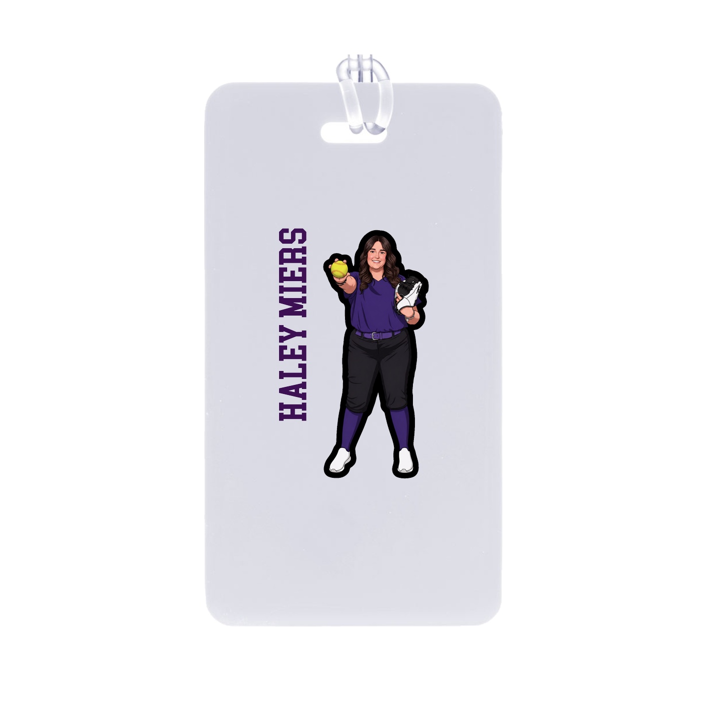 Bag Tag — Name Vertical in Classic