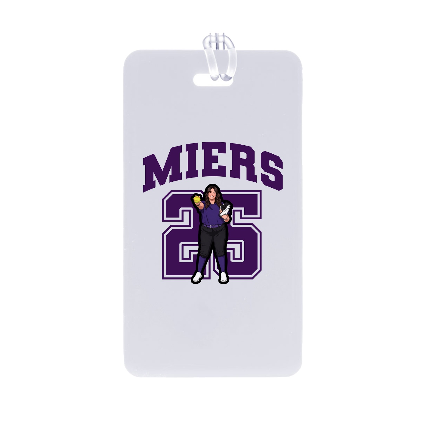Bag Tag — Number in Classic