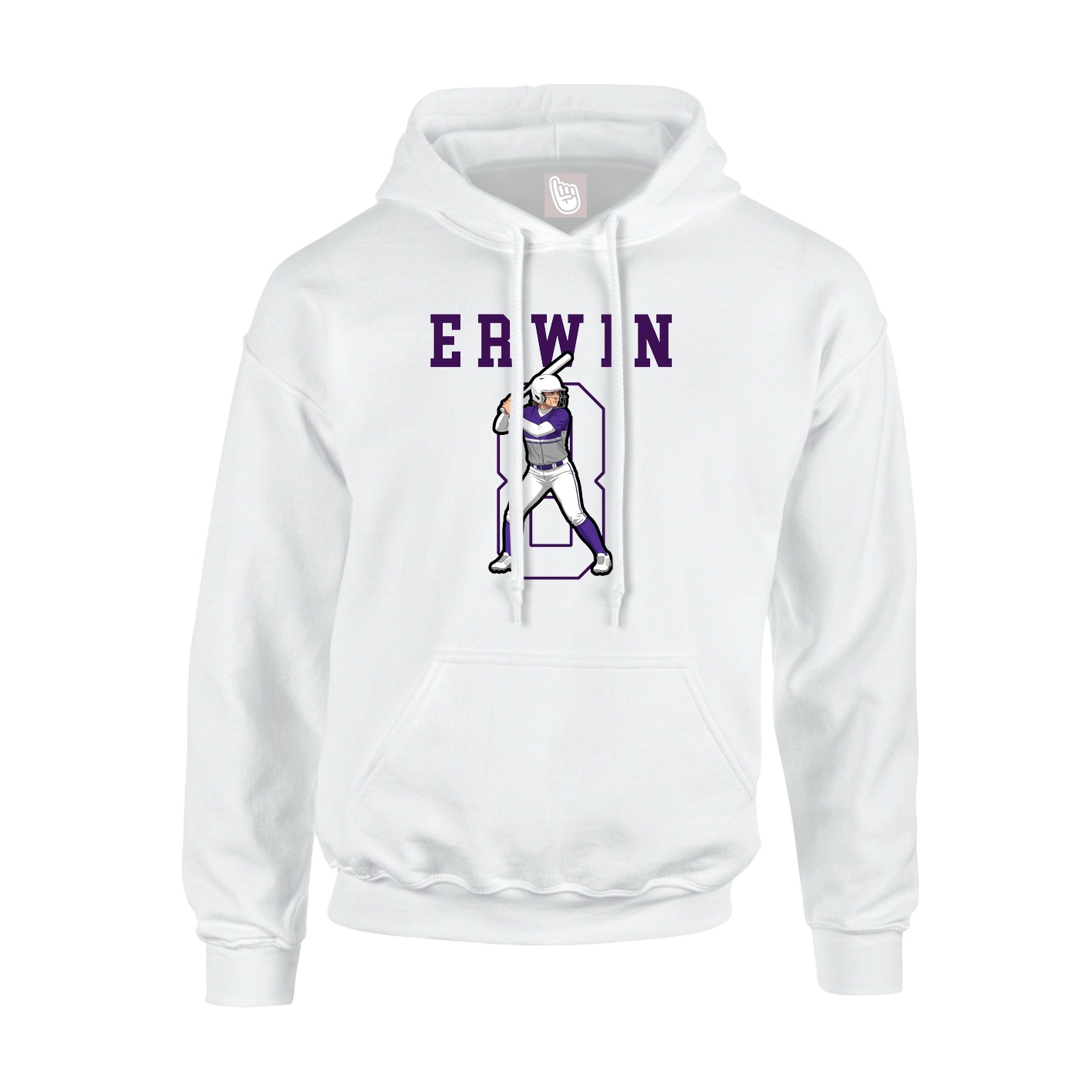 Hoodie — Shirsey in White