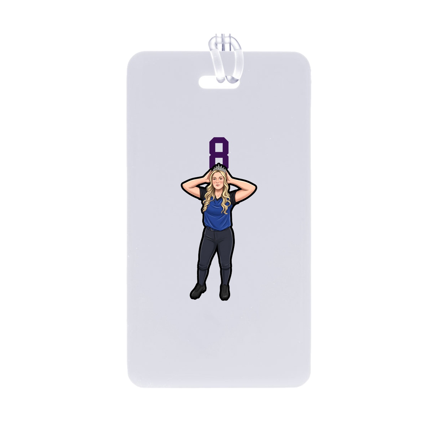 Bag Tag — Number Top in Classic