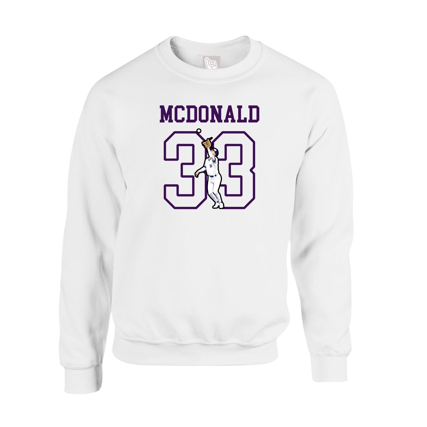 Fleece Crew — Shirsey in White