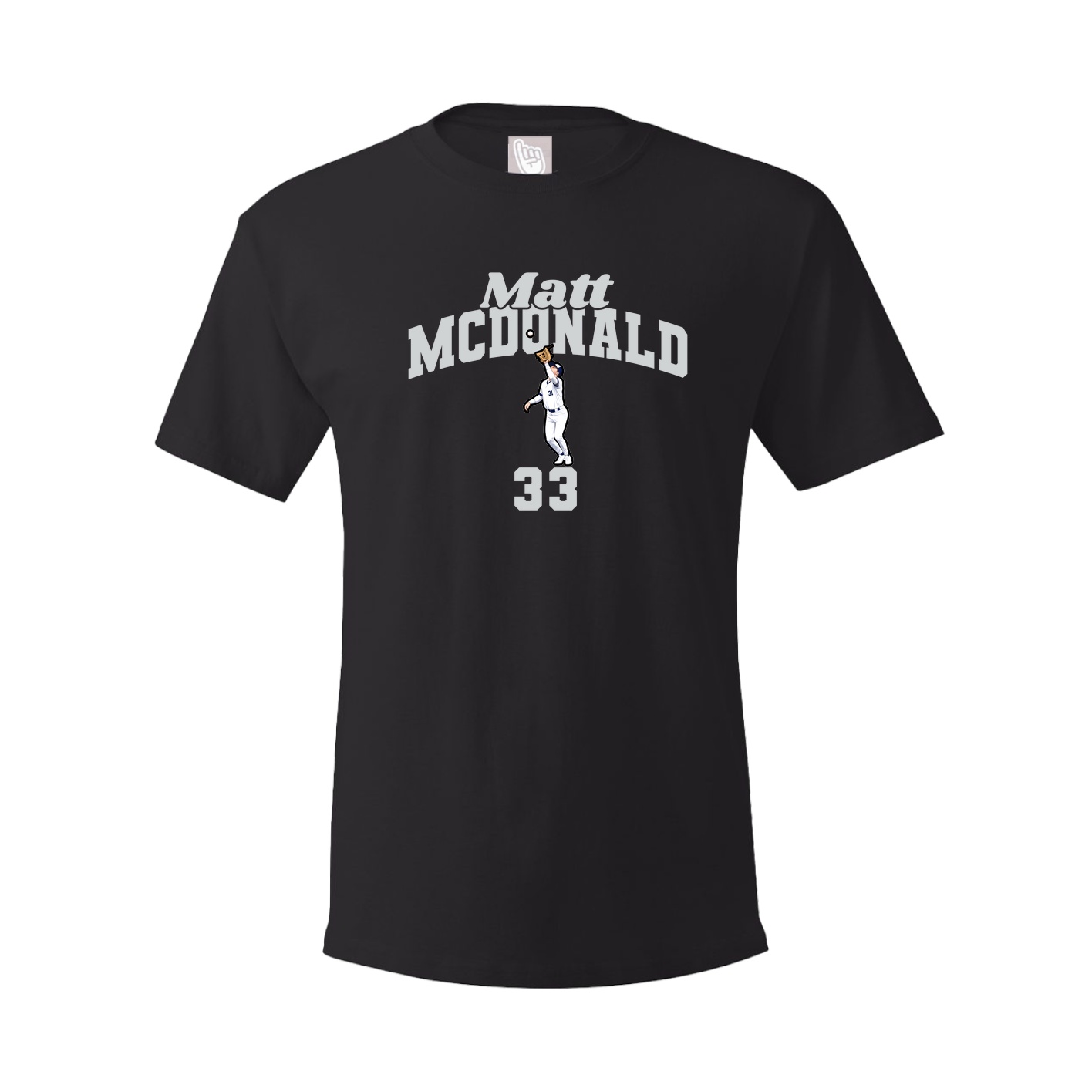 Youth Tee — Signature Arch in Black