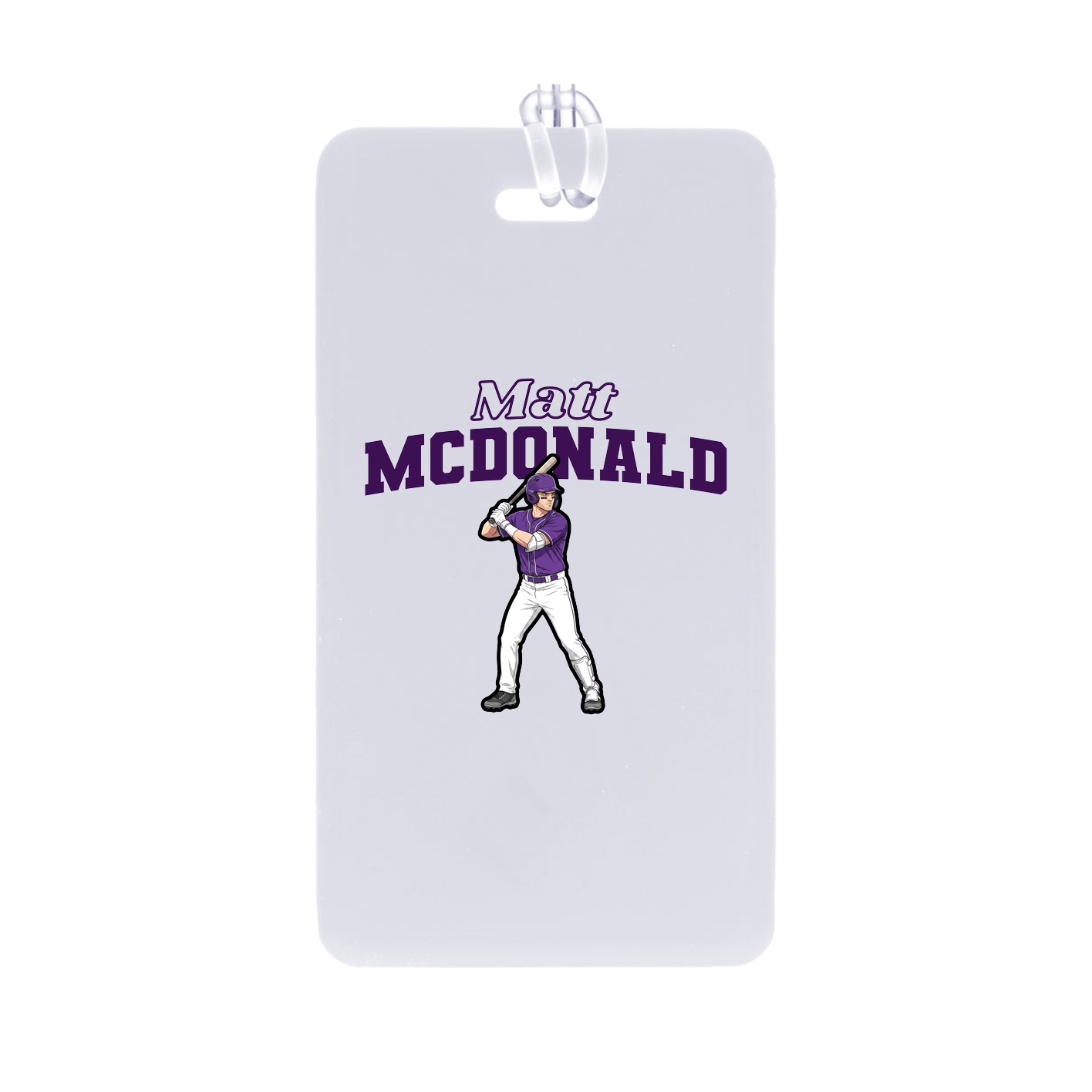 Bag Tag — Name Arch in Classic