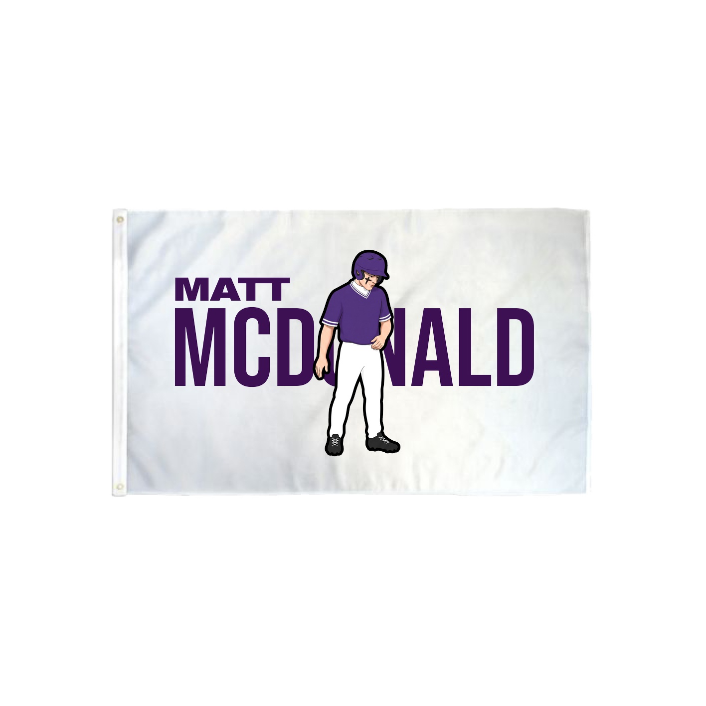 3x5 Flag — Player Name in Classic