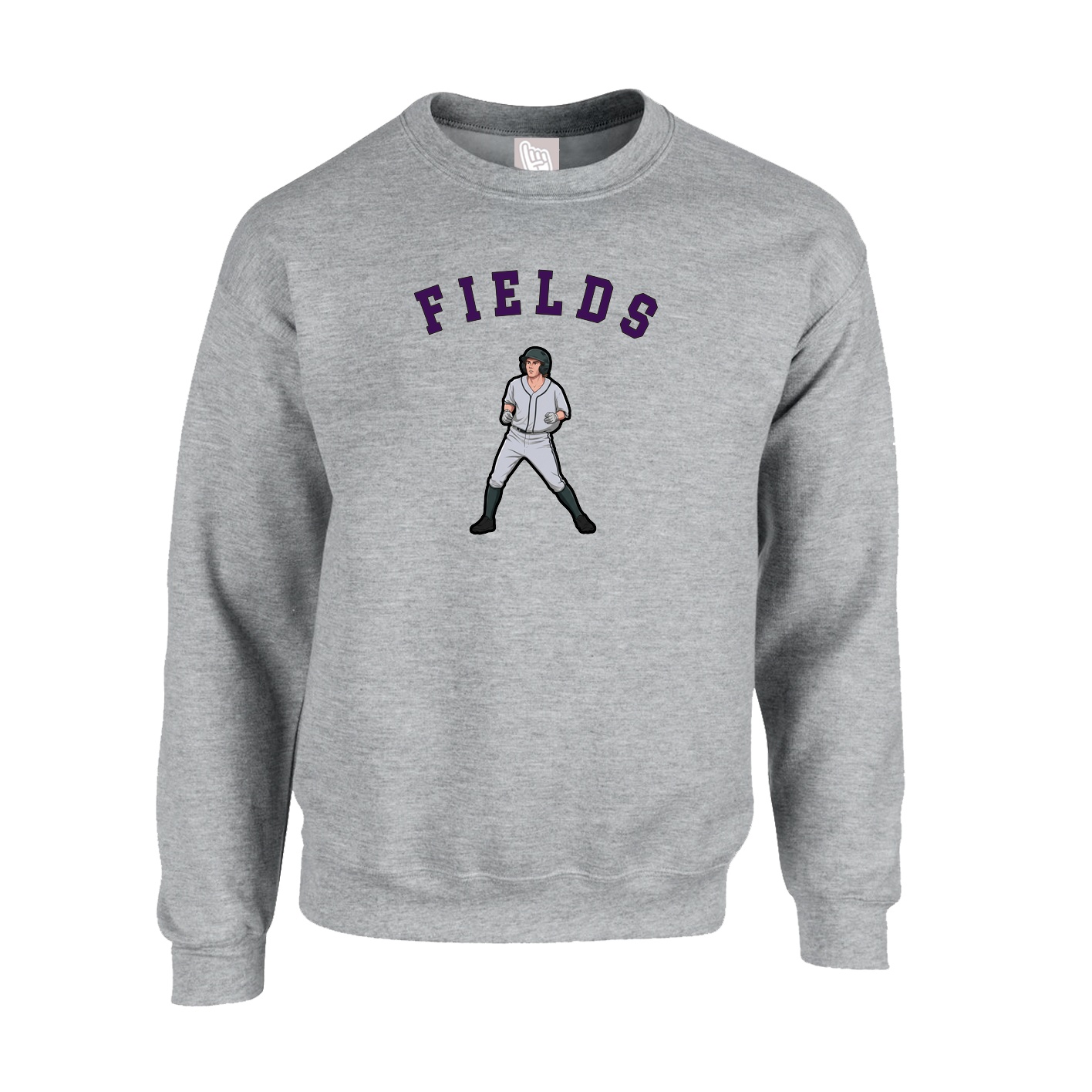Fleece Crew — Shirsey Arch in Grey