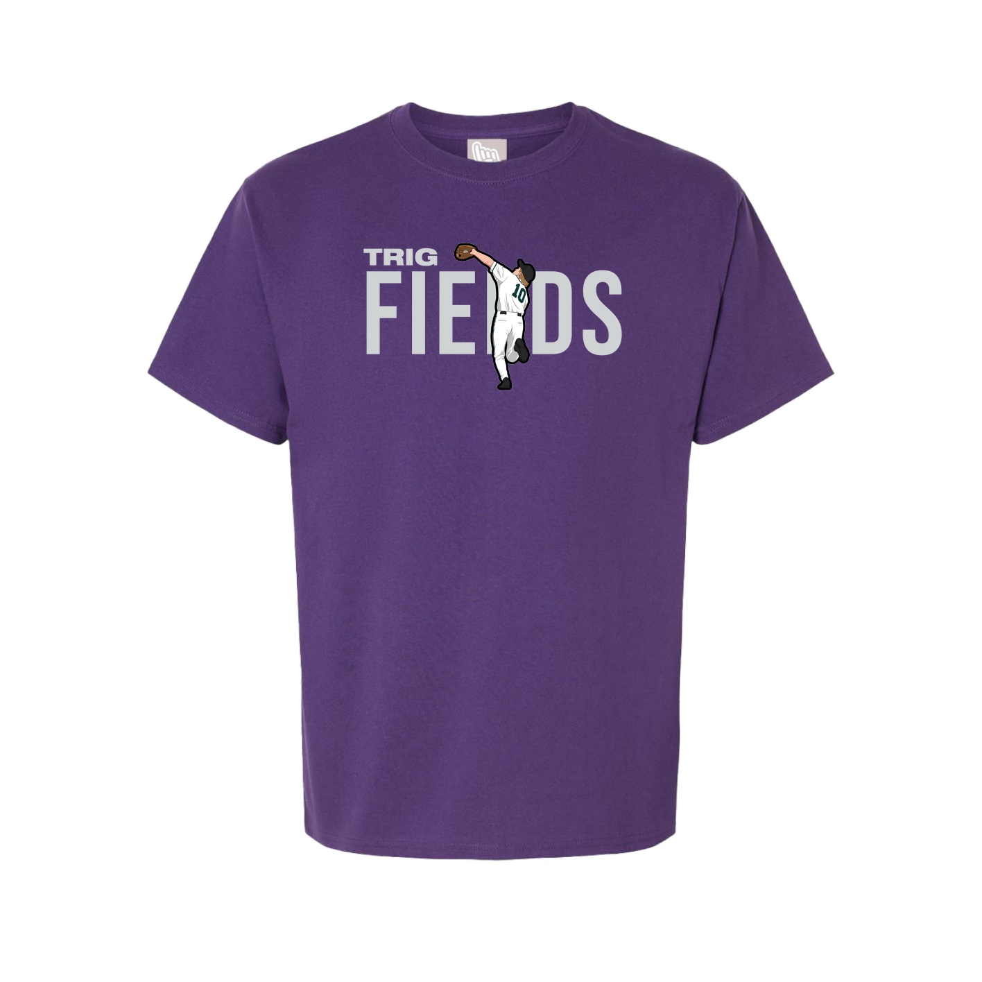 Youth Tee — Player Name in Purple