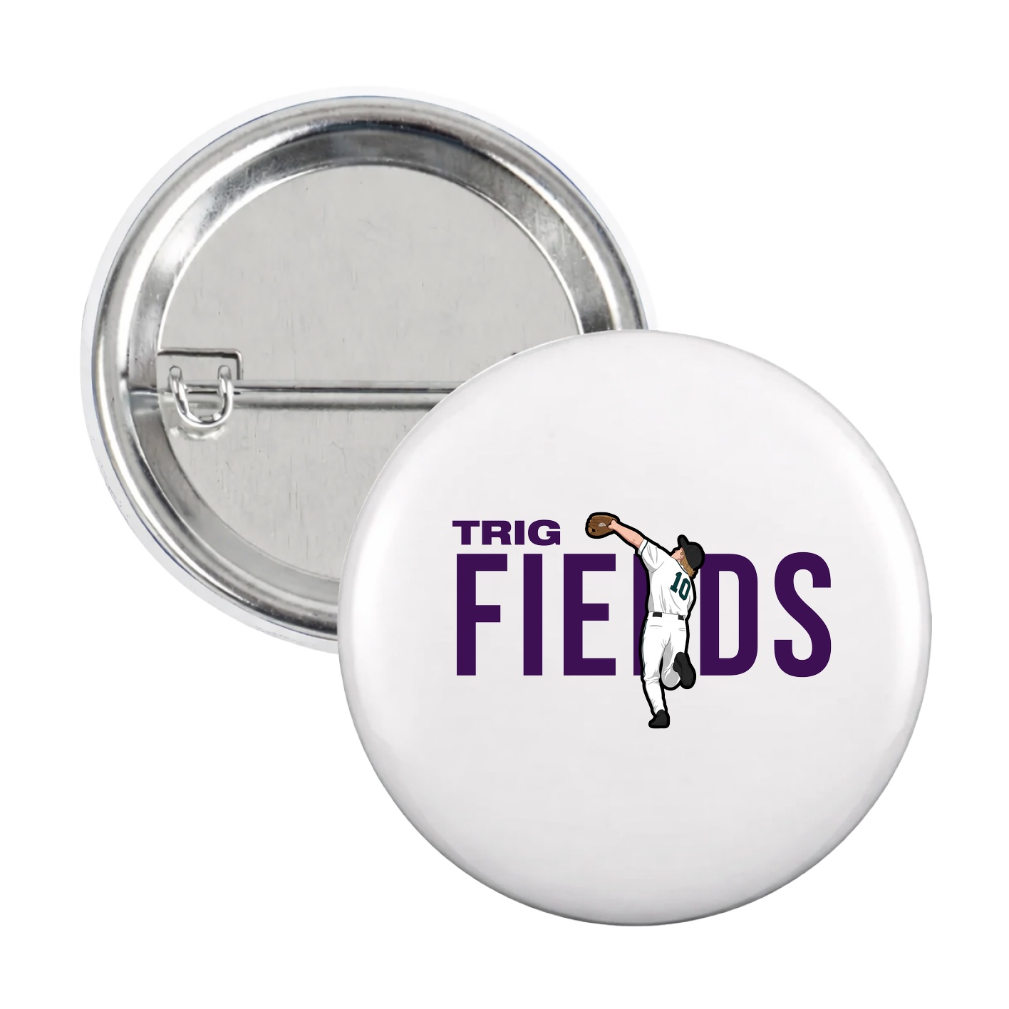 Game Day Button — Player Name in White