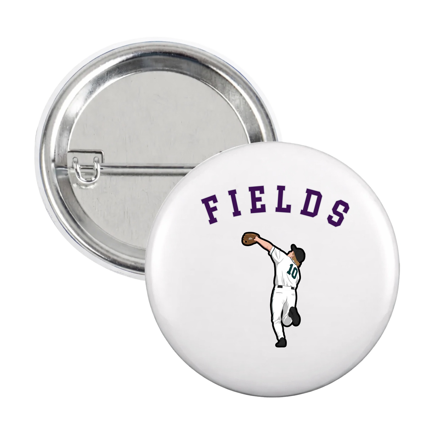 Game Day Button — Shirsey Arch in White