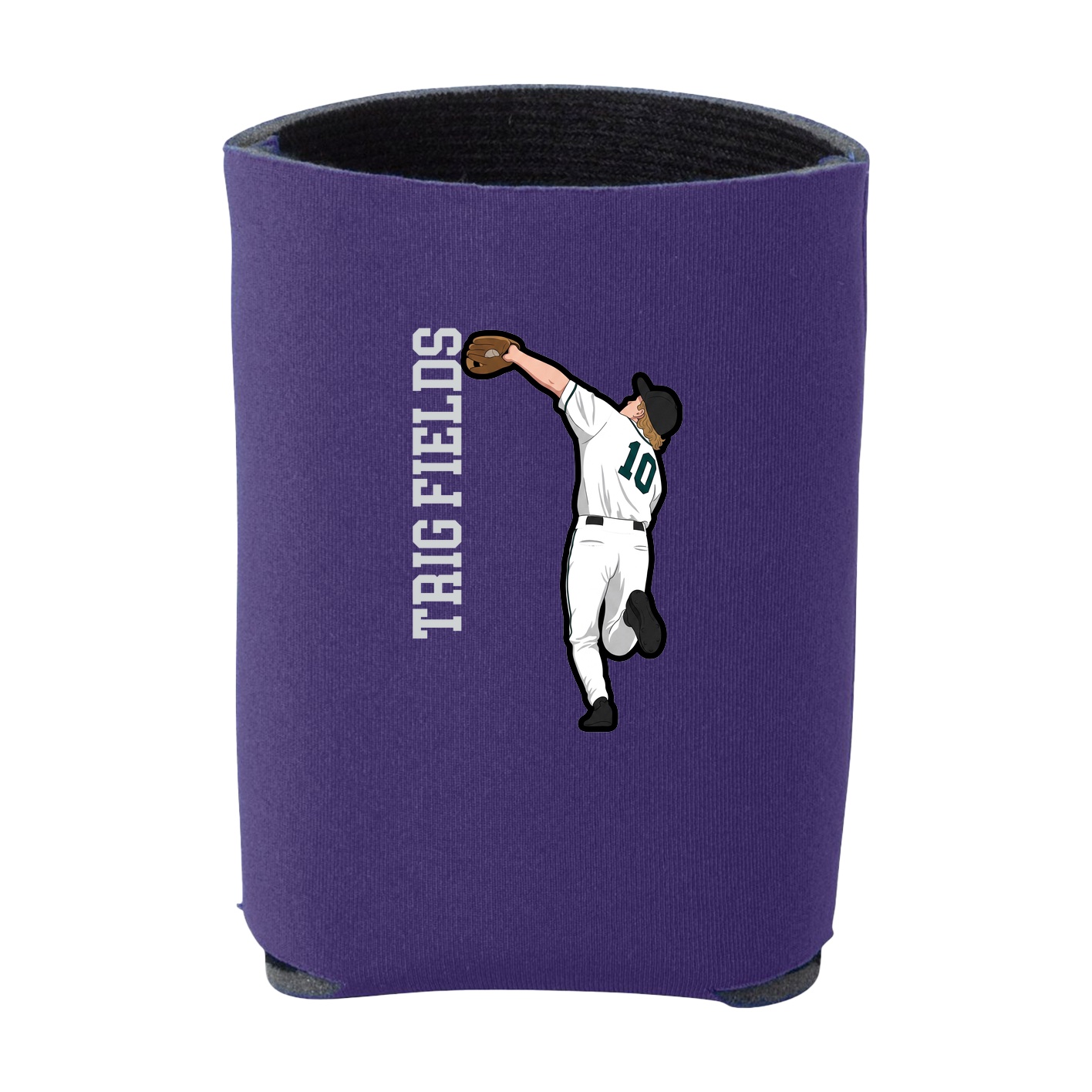 Can Holder — Name Vertical in Purple