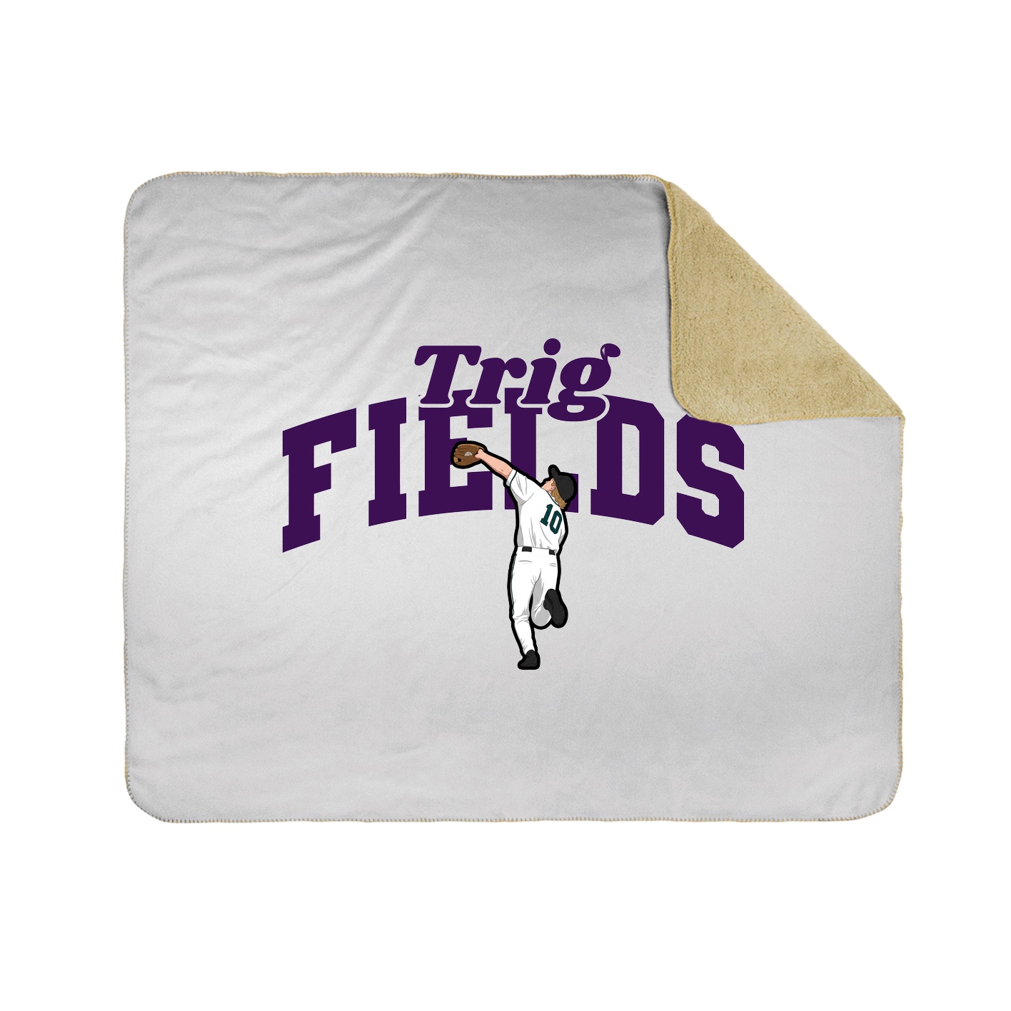 Throw Blanket — Signature Arch in White