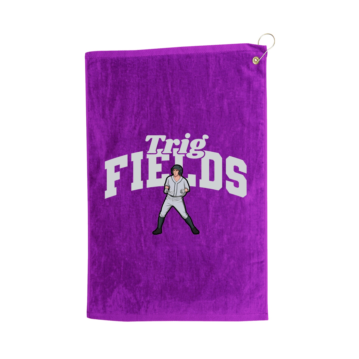 Golf Towel — Signature Arch in Purple