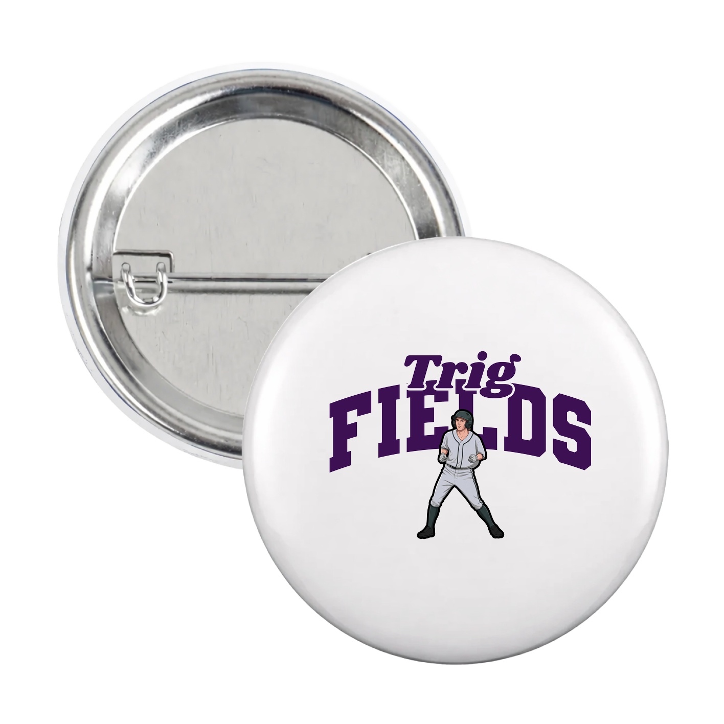 Game Day Button — Signature Arch in White