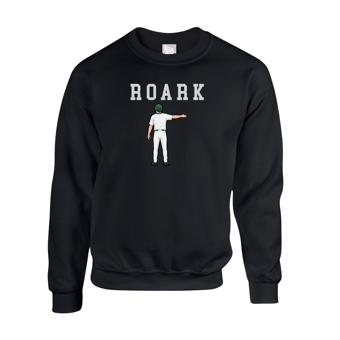 Fleece Crew — Shirsey in Black