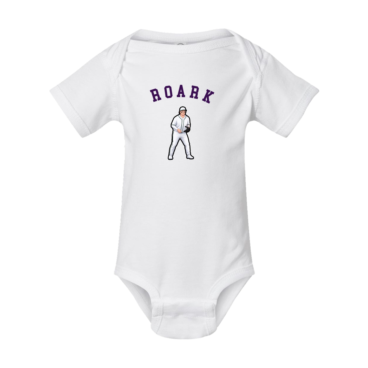 Baby Onesie — Shirsey Arch in White