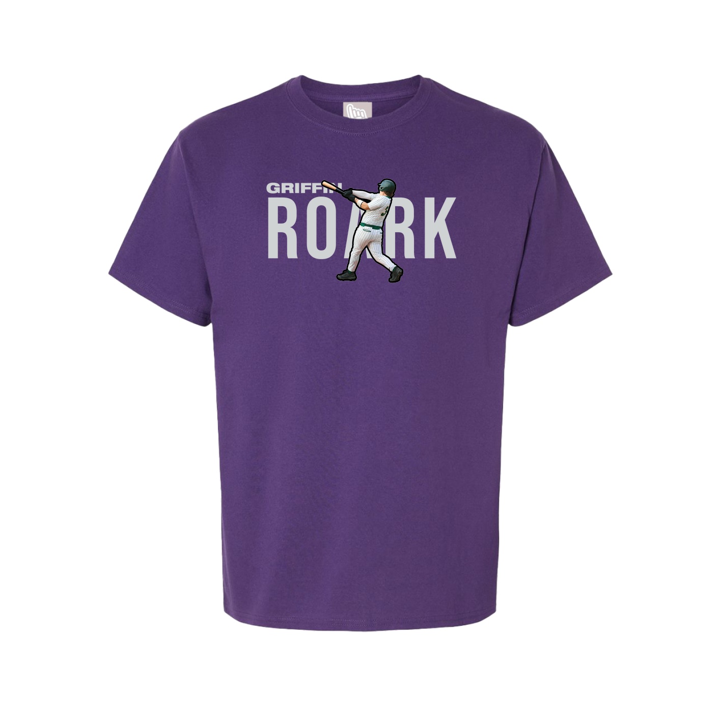Youth Tee — Player Name in Purple