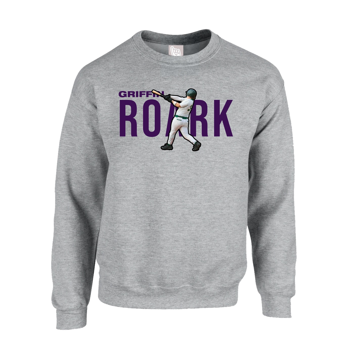 Fleece Crew — Player Name in Grey