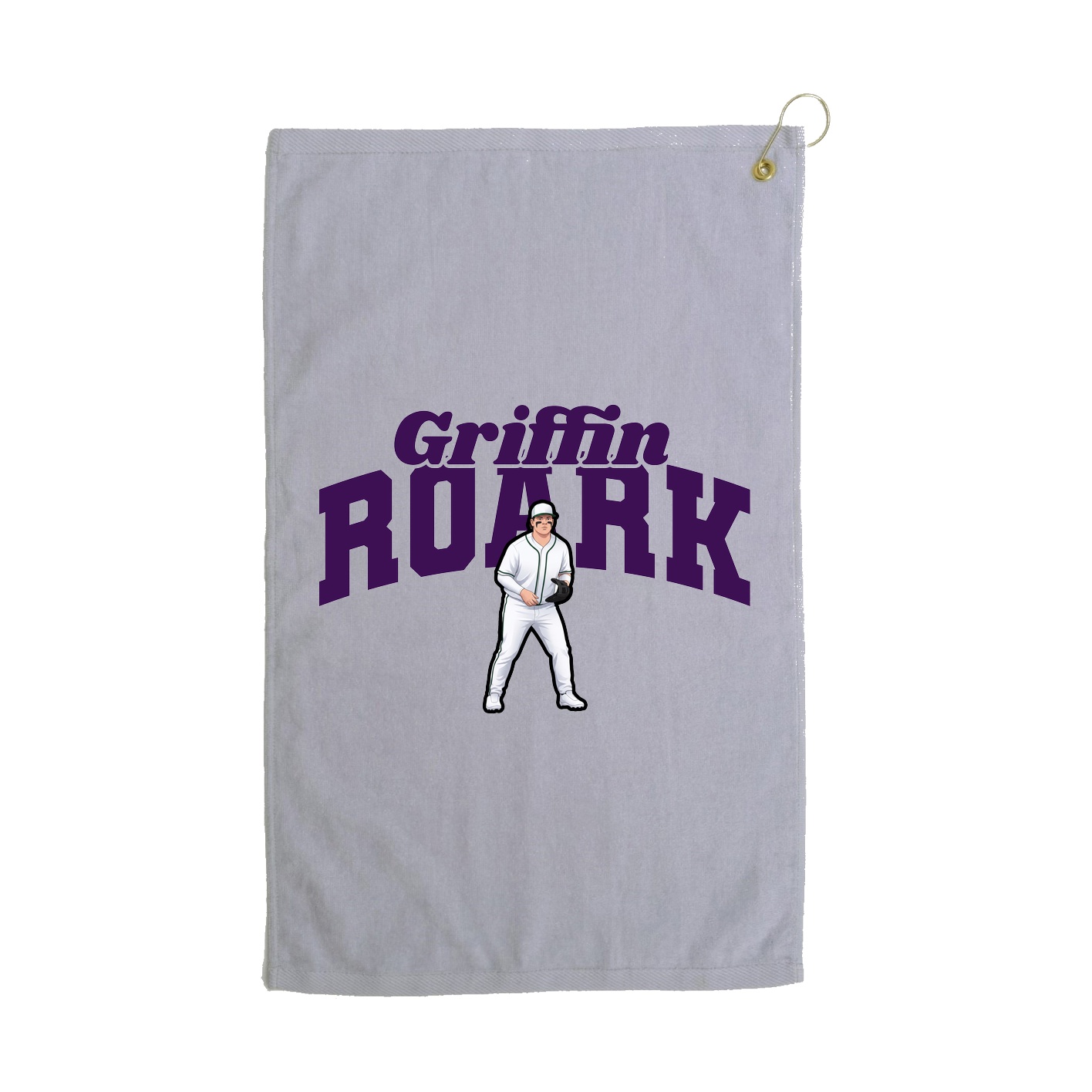 Golf Towel — Signature Arch in Grey