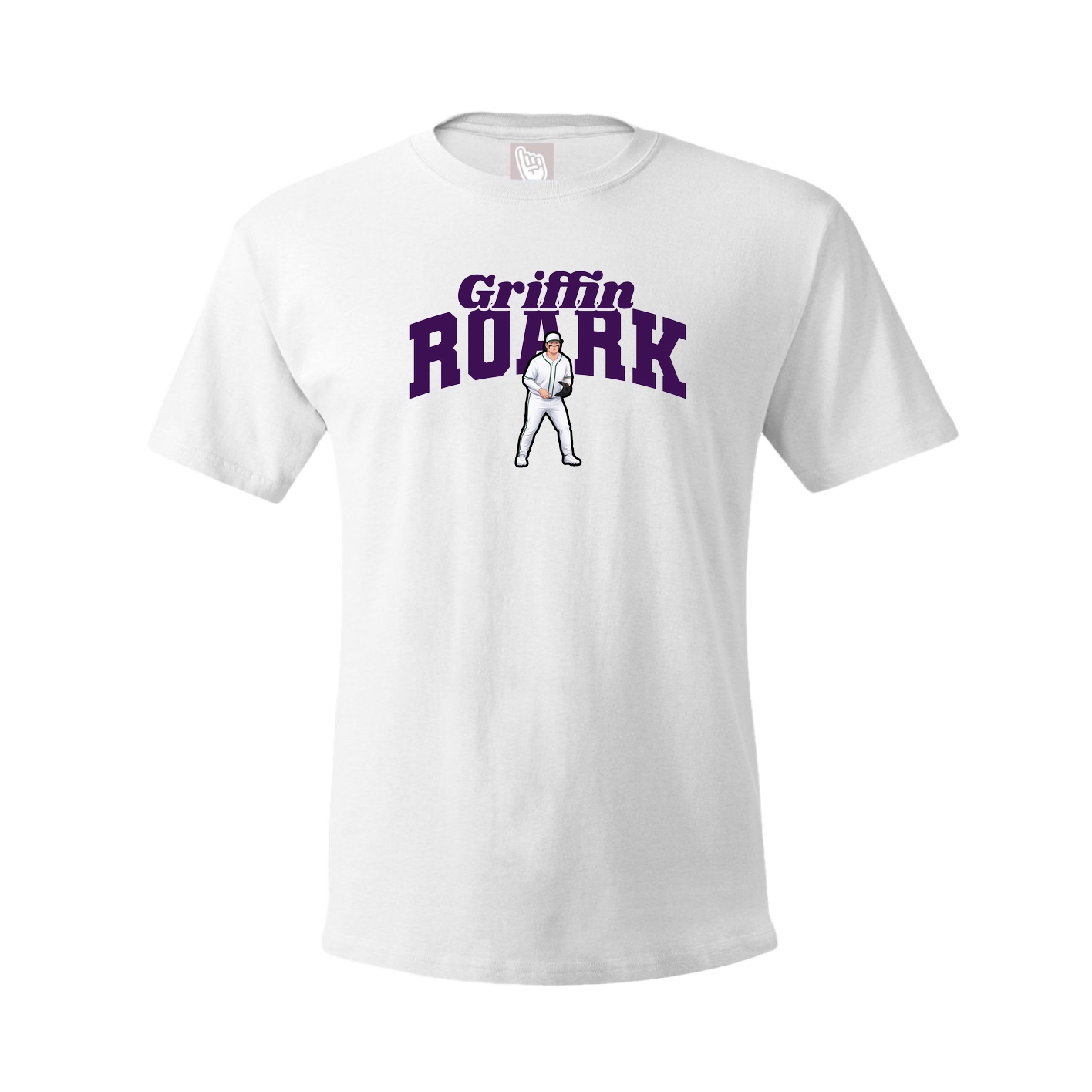 Youth Tee — Signature Arch in White
