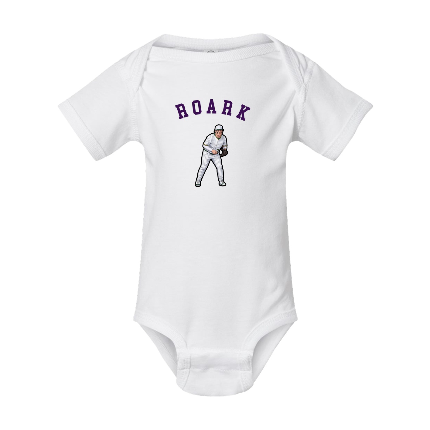 Baby Onesie — Shirsey Arch in White