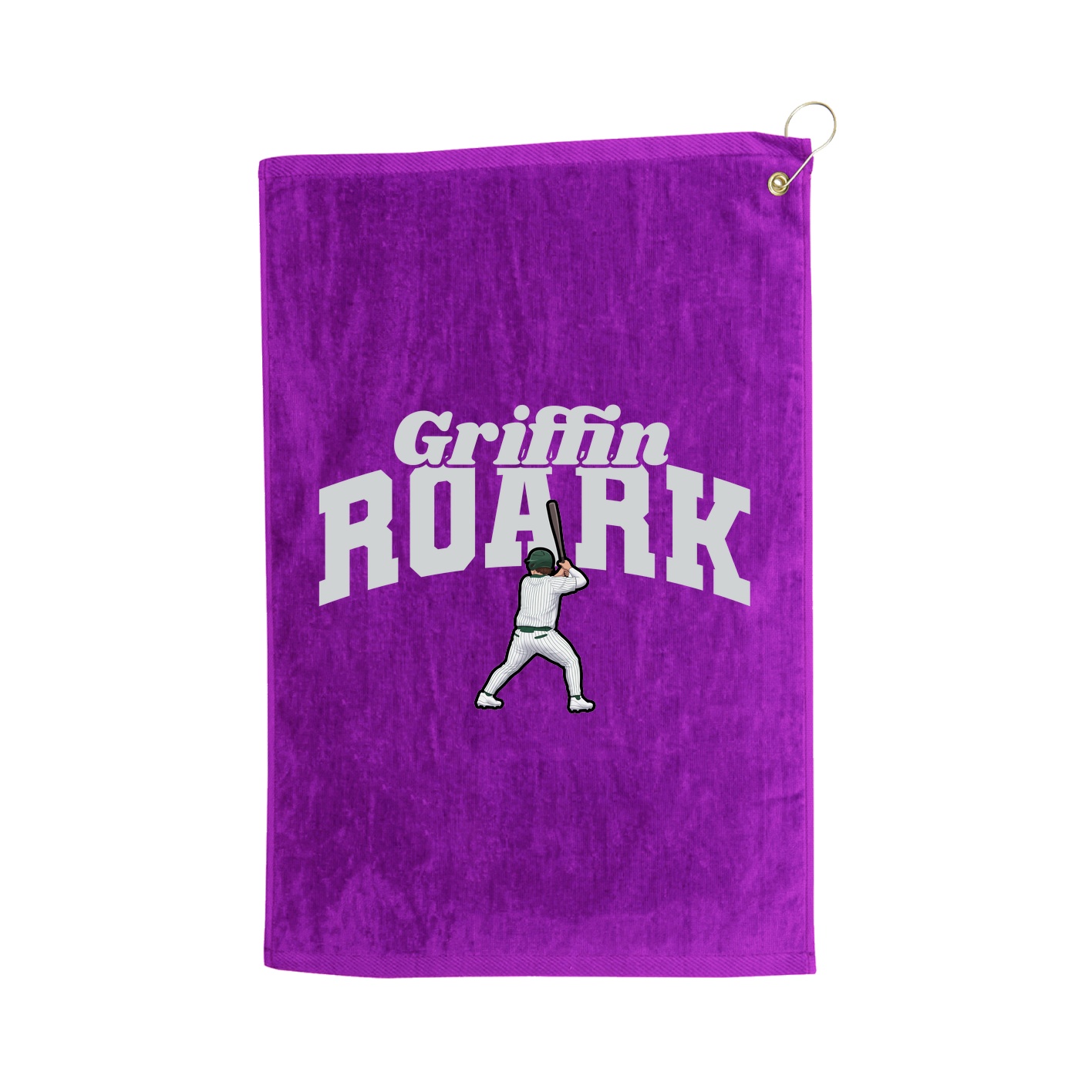 Golf Towel — Signature Arch in Purple