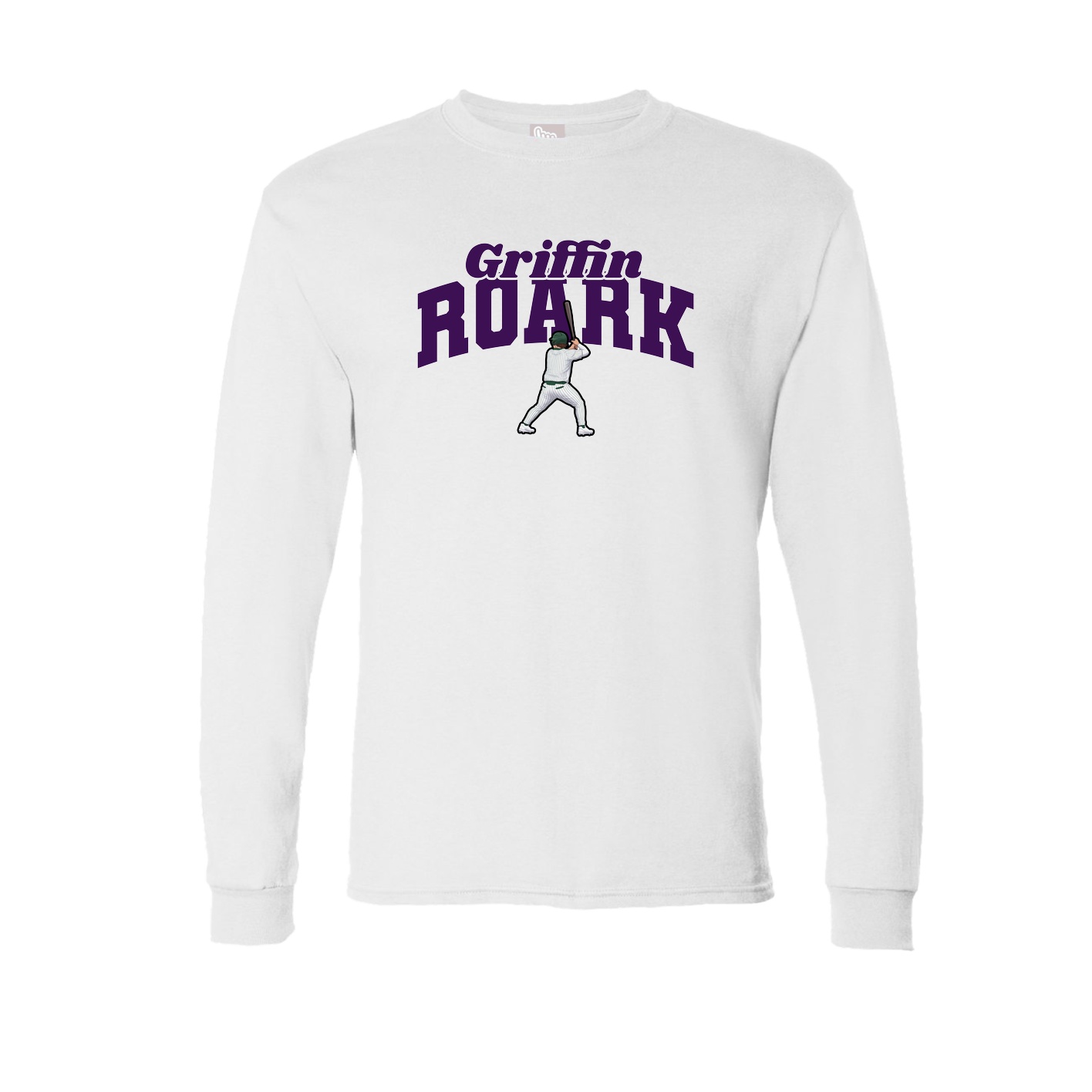 Long Sleeve Tee — Signature Arch in White