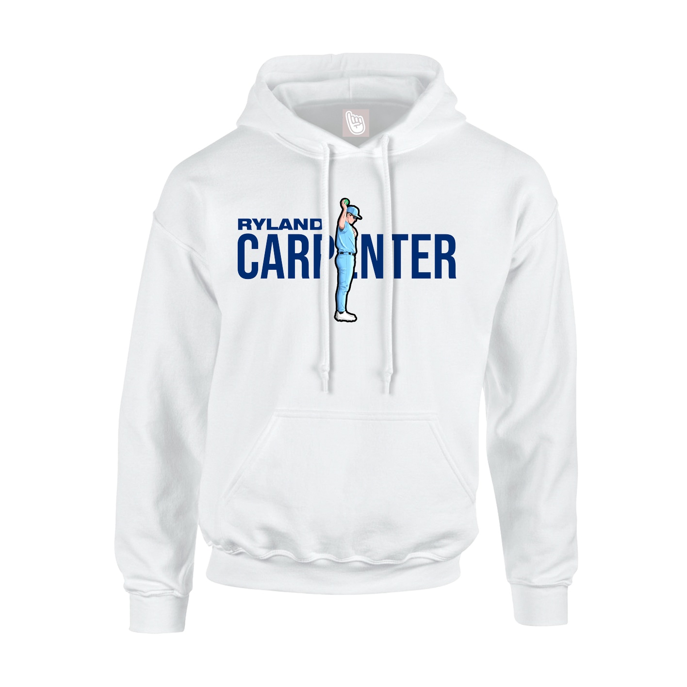 Hoodie — Player Name in White
