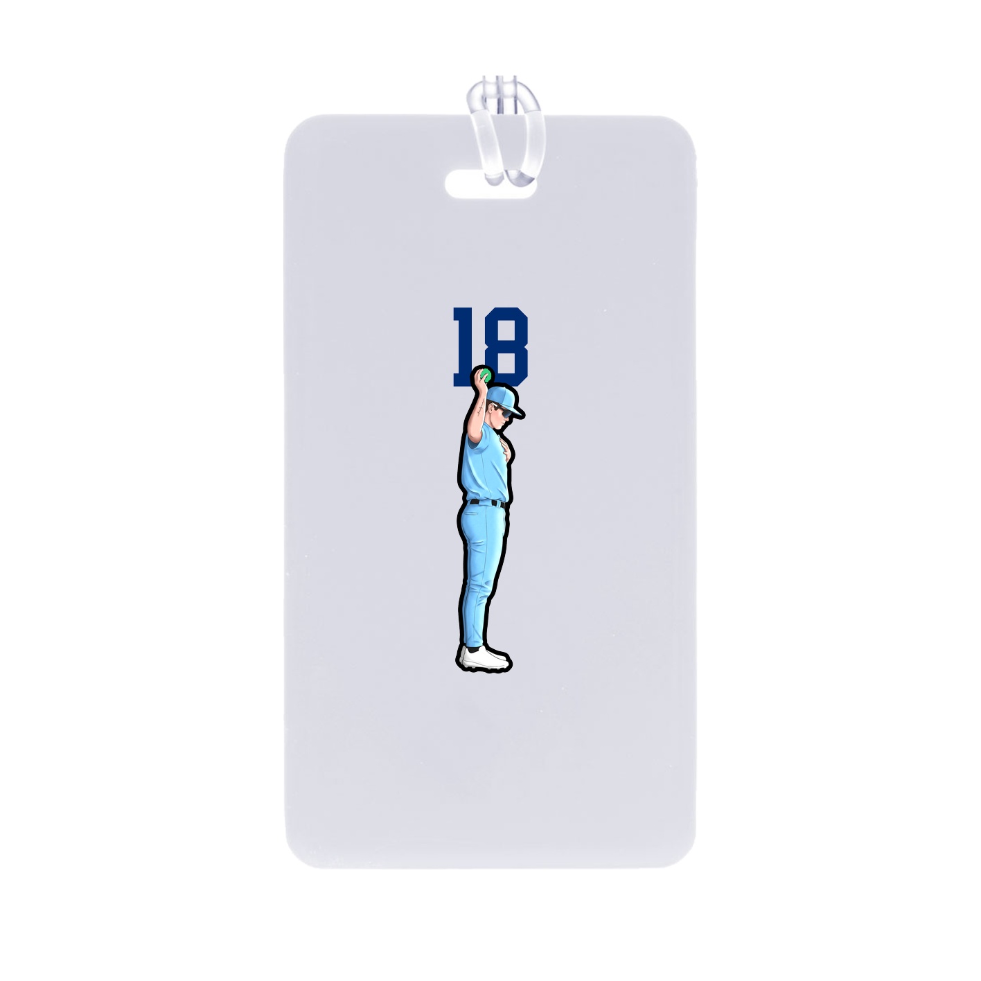 Bag Tag — Number Top in Classic
