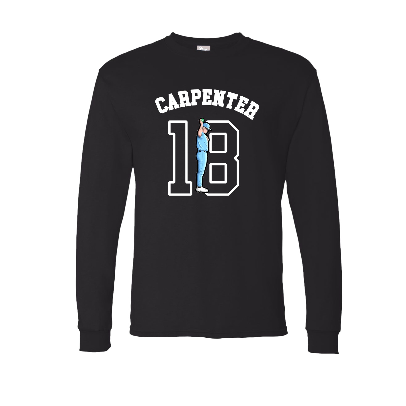 Long Sleeve Tee — Shirsey Arch in Black