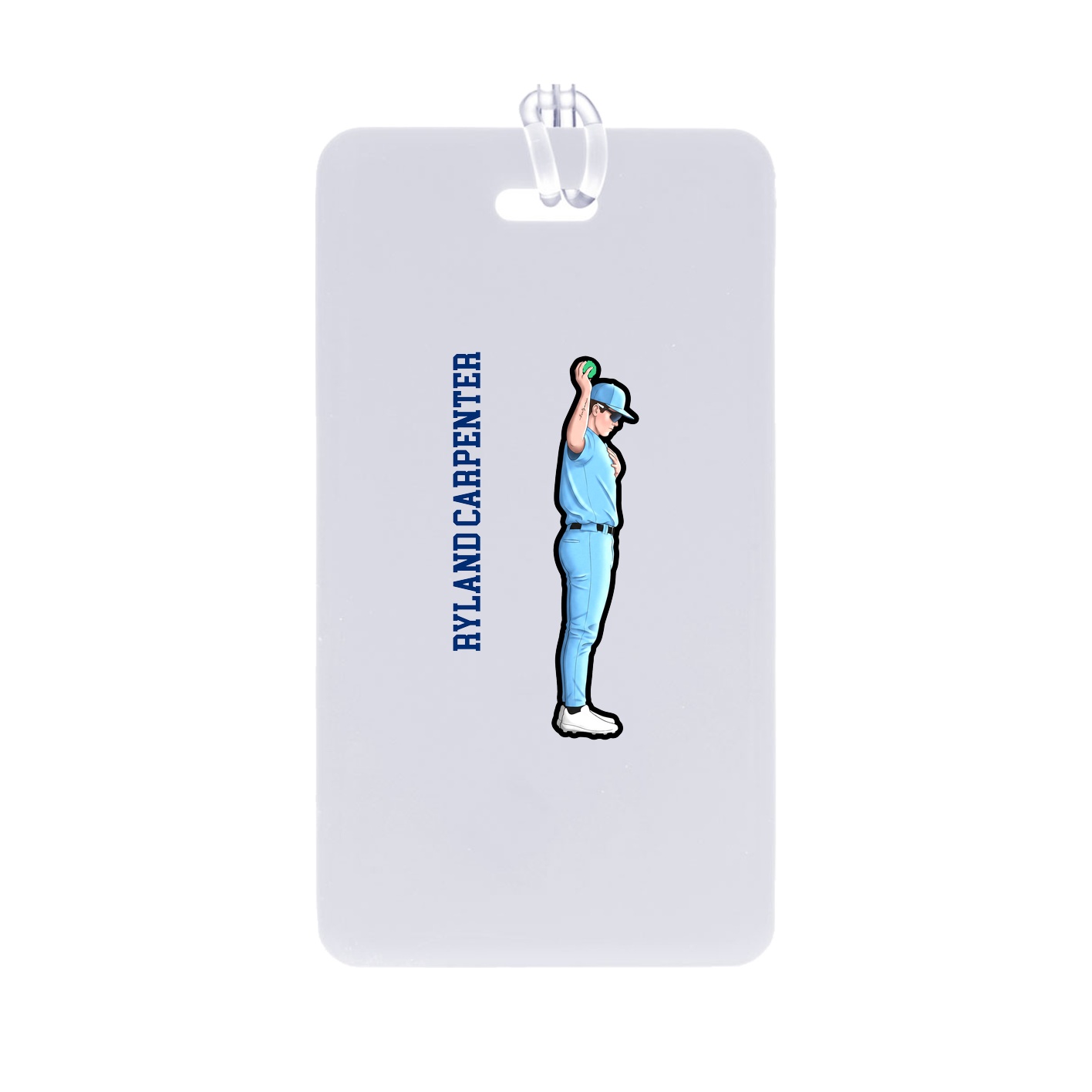 Bag Tag — Name Vertical in Classic