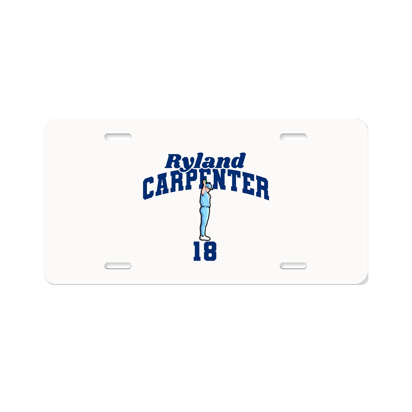 License Plate — Signature Arch in Classic
