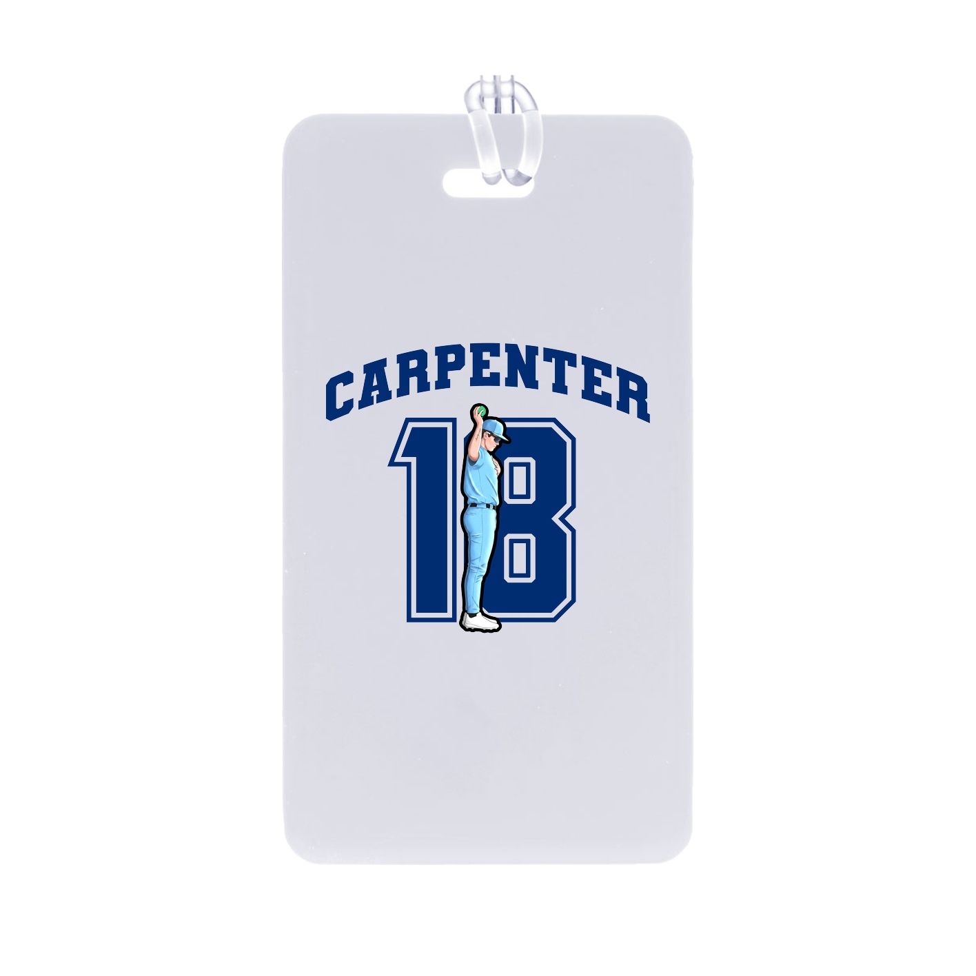 Bag Tag — Number in Classic