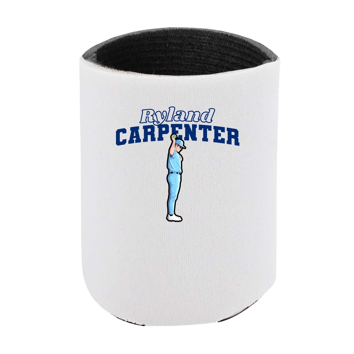Can Holder — Name Arch in White