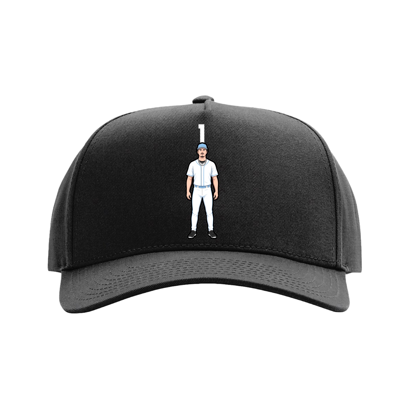Full Fabric Five-Panel Champ Cap