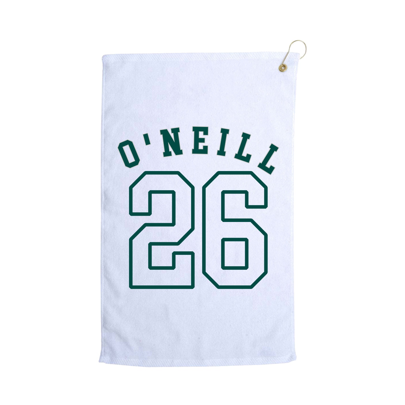 Golf Towel — Shirsey Arch in White