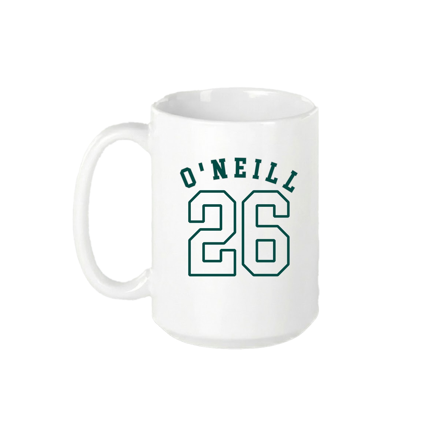 15oz Coffee Mug — Shirsey Arch in White