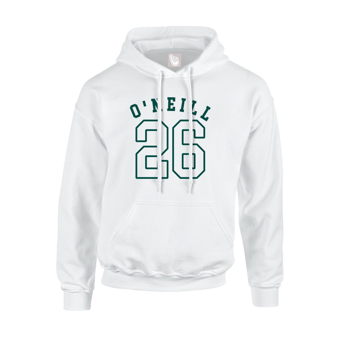 Youth Hoodie — Shirsey Arch in White