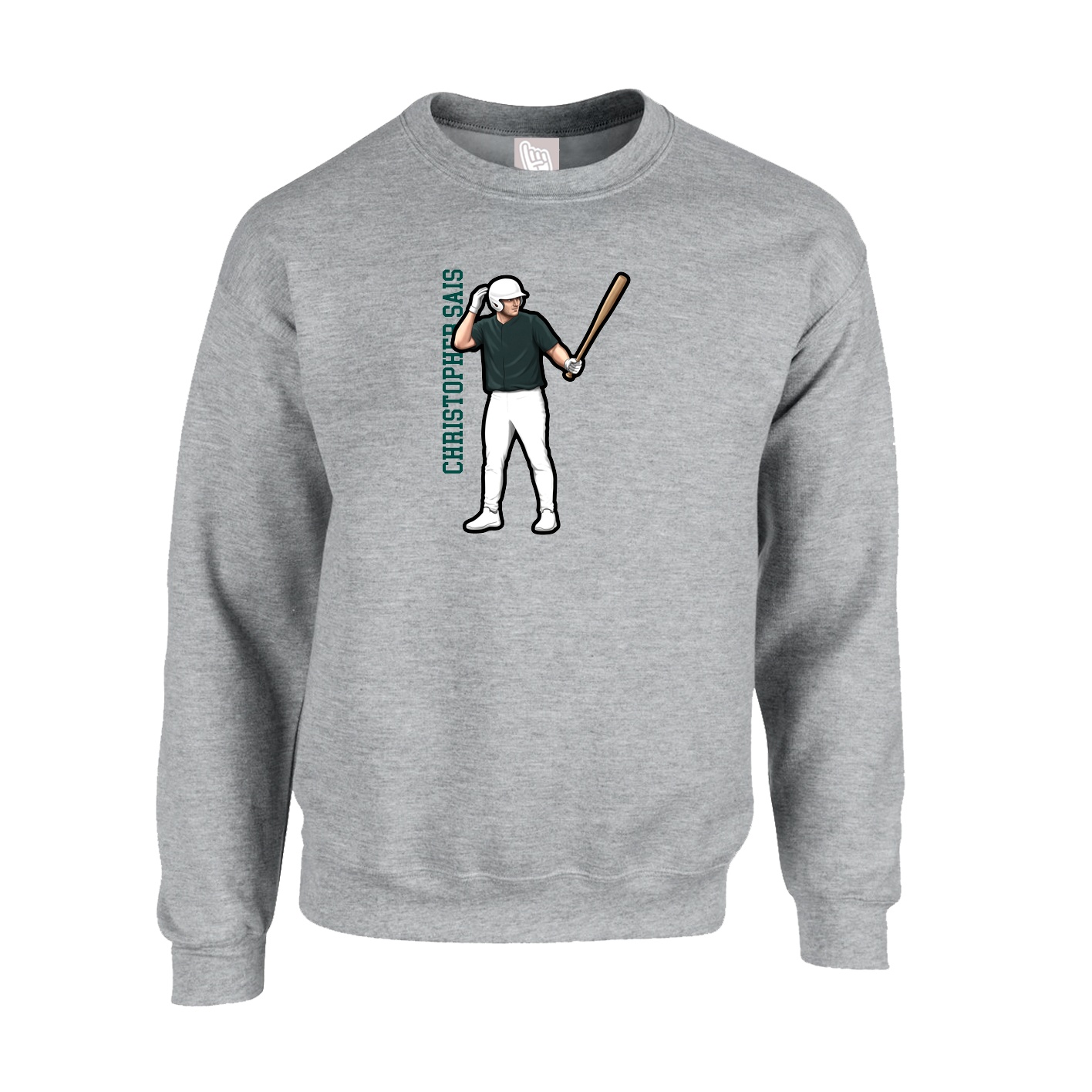 Fleece Crew — Classic in Grey