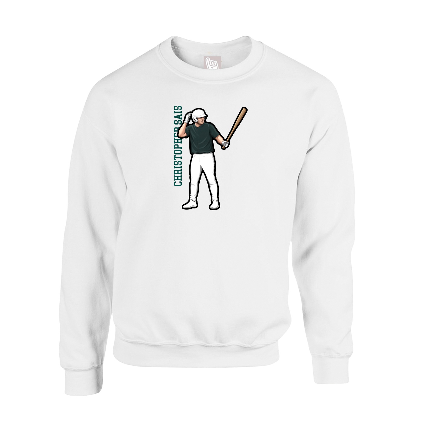 Fleece Crew — Classic in White
