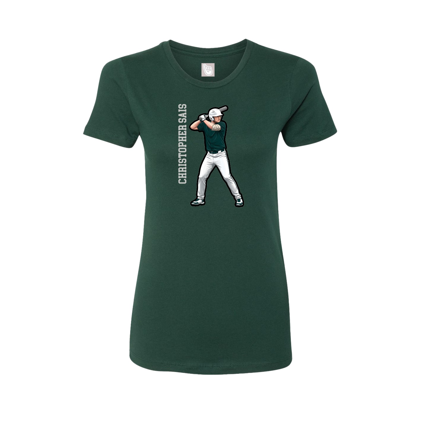 Fitted Women's Tee — Classic in Green