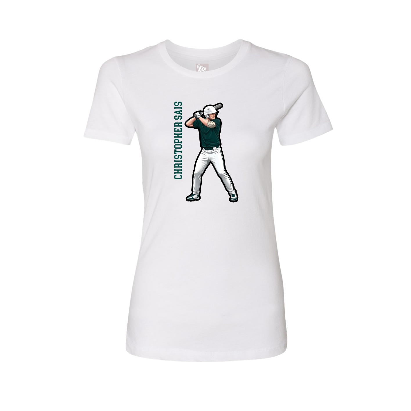 Fitted Women's Tee — Classic in White