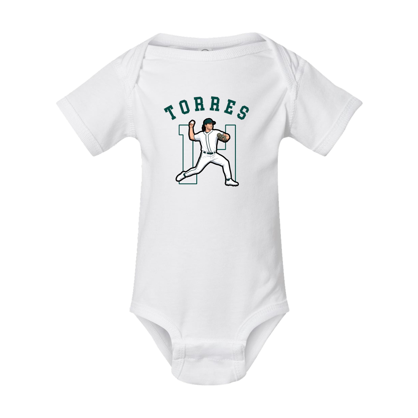 Baby Onesie — Shirsey Arch in White