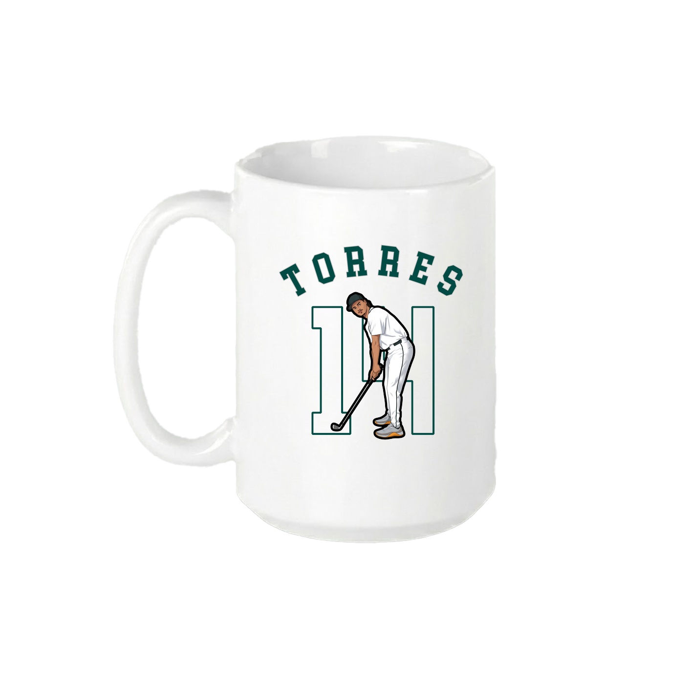 15oz Coffee Mug — Shirsey Arch in White