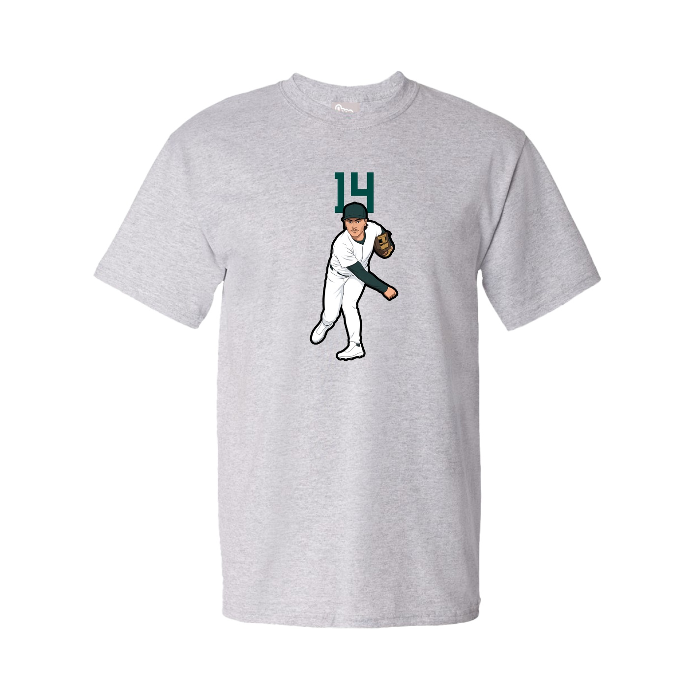 Tee — Number Top in Grey