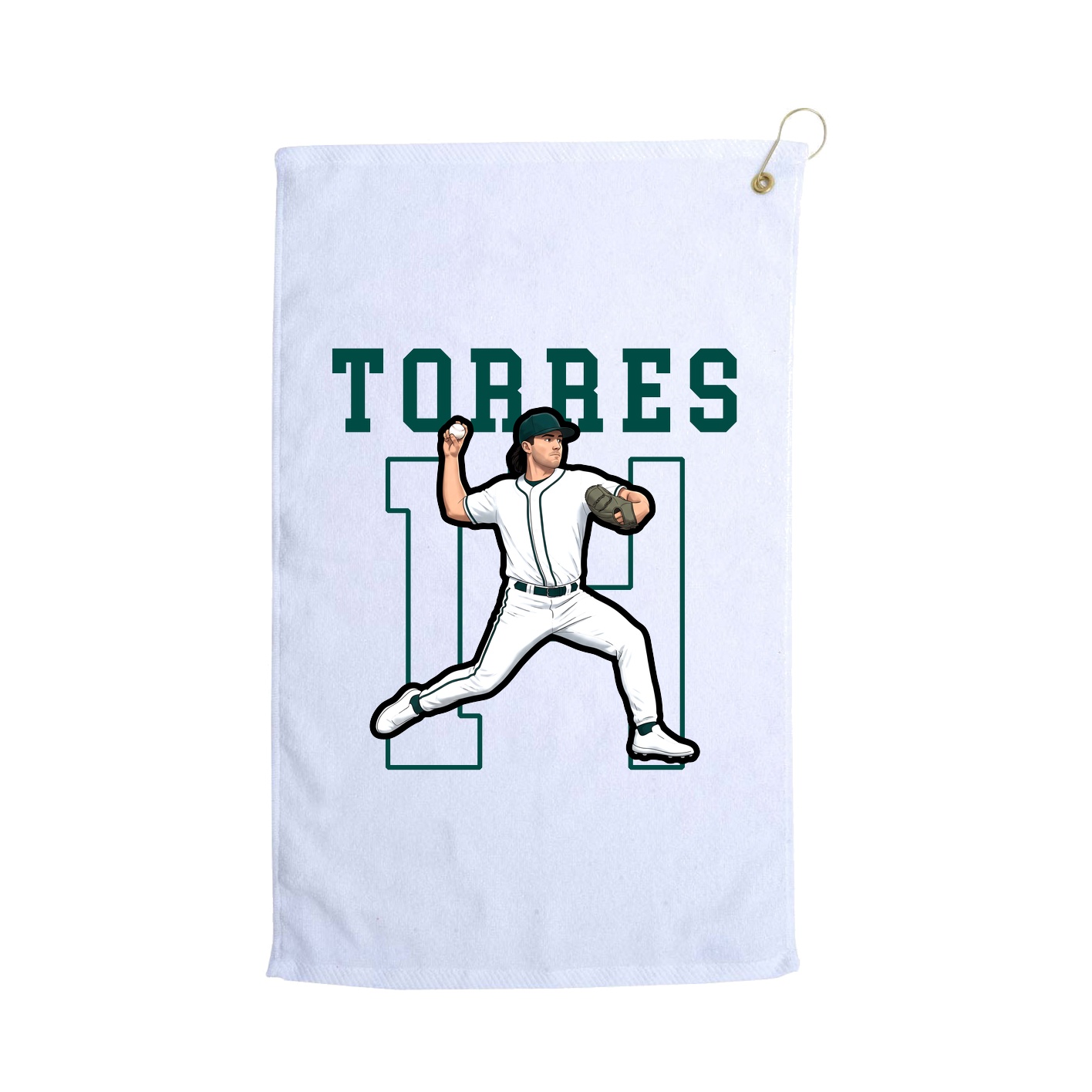 Golf Towel — Shirsey in White
