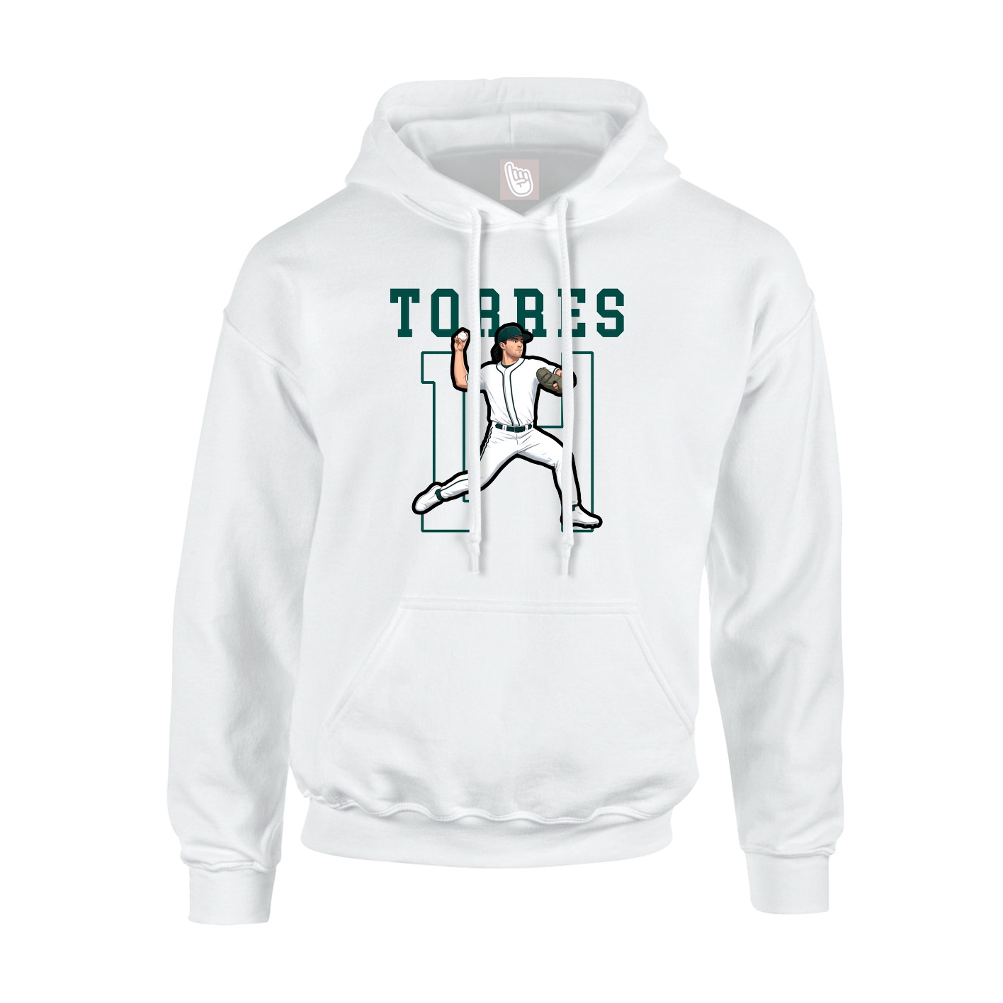 Hoodie — Shirsey in White