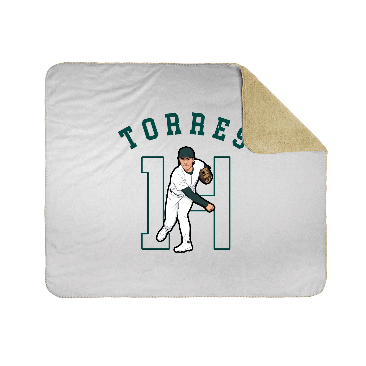 Throw Blanket — Shirsey Arch in White