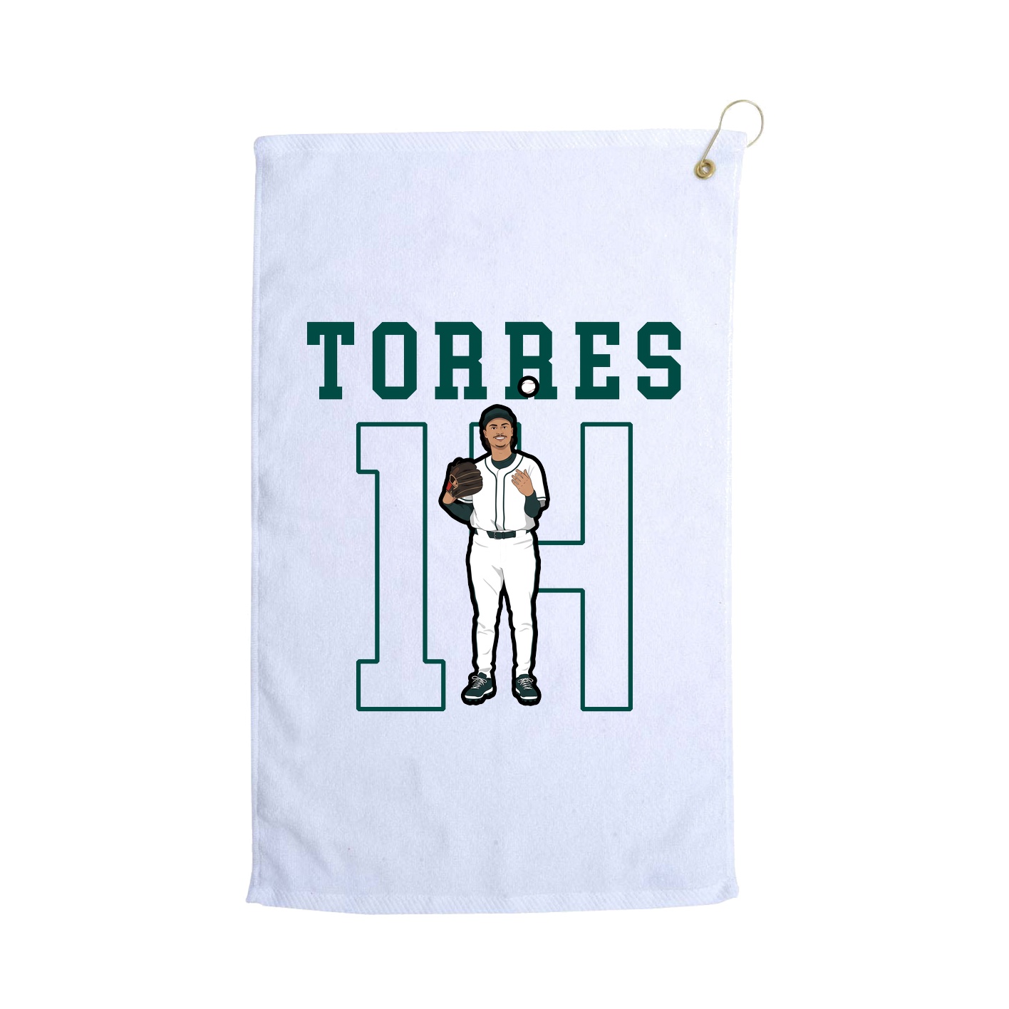 Golf Towel — Shirsey in White